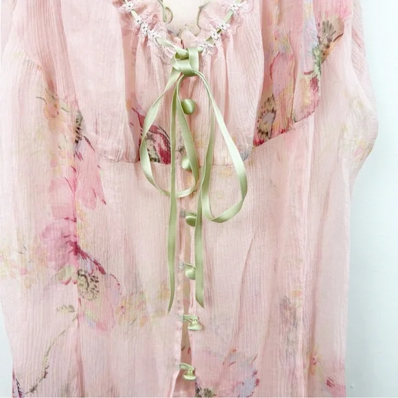 Vintage 00s Victoria’s Secret Silk Slip Dress Fairy - Picture 12 of 12